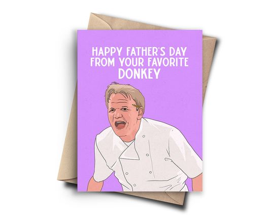Funny Fathers Day Card for Dad - Pop Culture Father's Day Gift From Daughter Son Wife For Husband