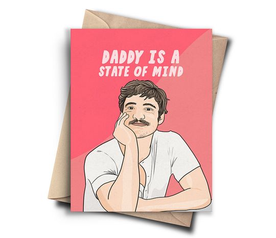 Funny Fathers Day Card for Husband - Pop Culture Father's Day Gift From Wife For Husband, Funny Valentine's Day Card - New Dad Card