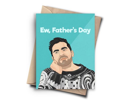 Funny Pop Culture Fathers Day Card - Sarcastic Fathers Day Gift for Dad from Daughter from Son - Father's Day for Husband