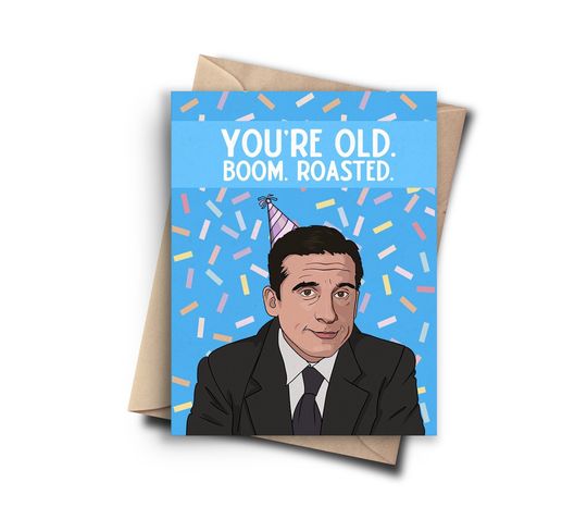Funny Birthday Card, Funny Quote Birthday Card for Best Friend, Boyfriend, Dad