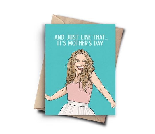Funny Mothers Day Card for Mom, Best Friend, Wife - Pop Culture Mothers Day Gift