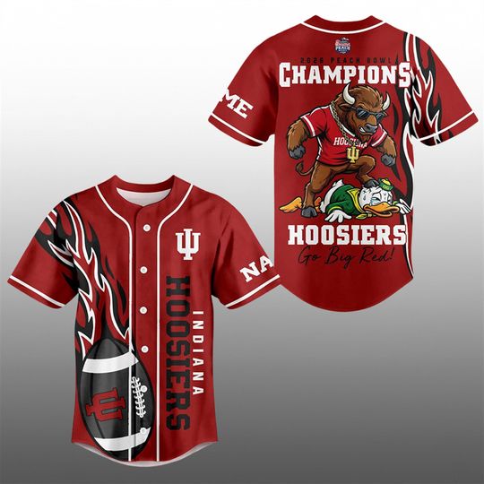 2026 Indiana Hoosiers Peach Bowl Champions Jersey