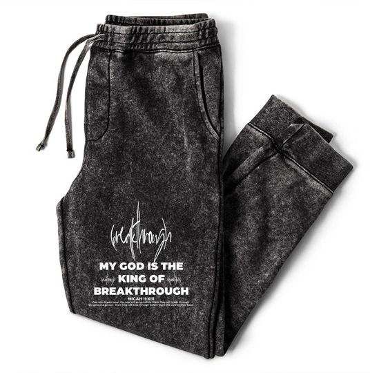 God Of Breakthrough Mineral Wash Jogger Sweatpants