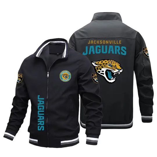 Jacksonville Jaguars High Collar Bomber Jacket