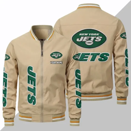 New York Jets Men’s Plain Bomber Jacket