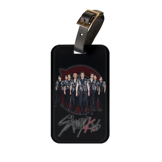 Kpop Luggage Tag, Baggage Tag, Travel Accessory, Stray Kids Merch, Kpop Gift, Suitcase Identifier