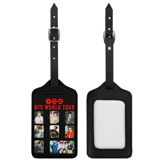 BTS Kpop Boy Band Luggage Tags, Bangtan Boys Arirang Luggage Tags, Army Luggage Tags, Travel Gift, Suitcase Tag