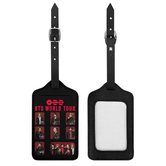 BTS Kpop Boy Band Luggage Tags, Bangtan Boys Arirang Luggage Tags, Army Luggage Tags, Travel Gift, Suitcase Tag