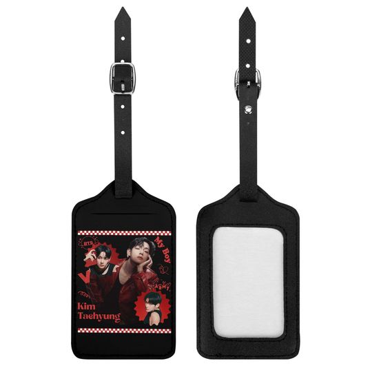 BTS V Kim Taehyung Kpop Boy Band Luggage Tags, Bangtan Boys Arirang Luggage Tags, Army Luggage Tags, Travel Gift