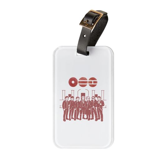 Ar*irang Inspired Luggage Tag Acrylic Glossy Travel ID