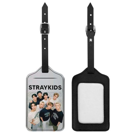 Stray Kids Kpop Boy Band Luggage Tags, Stray Kids Luggage Tags, Stray Kids Luggage Tags, Travel Gift