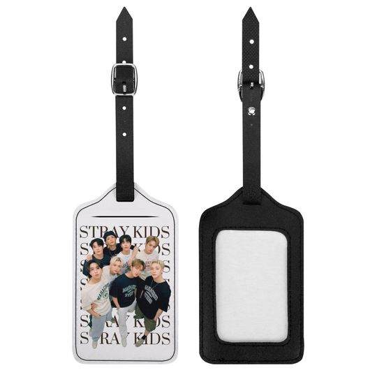Stray Kids Kpop Boy Band Luggage Tags, Stray Kids  Luggage Tags, Stray Kids Luggage Tags, Travel Gift