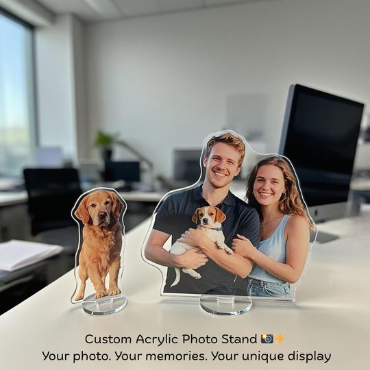 Custom Photo Acrylic Standee, Christmas Gift,Anniversary Gift for Him&Her, Photo Sculptures, Portrait Gift