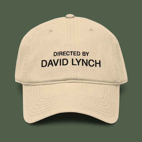 David Lynch Embroidered Garment Washed Baseball Cap | Director Hat