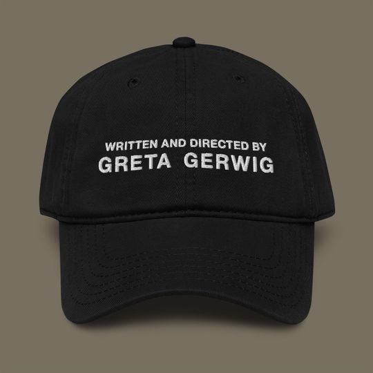 Greta Gerwig Embroidered Garment Washed Baseball Cap | Written and Directed