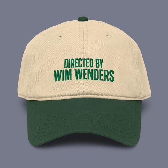 Wim Wenders Embroidered Garment Washed Baseball Cap | Director Hat