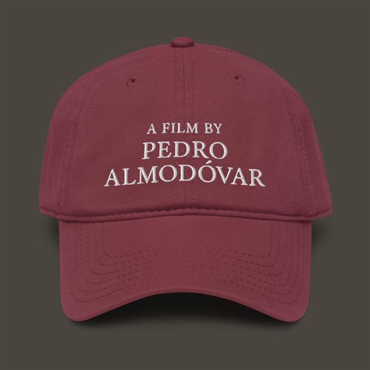 Pedro Almodvar Embroidered Garment Washed Baseball Cap | Director Hat