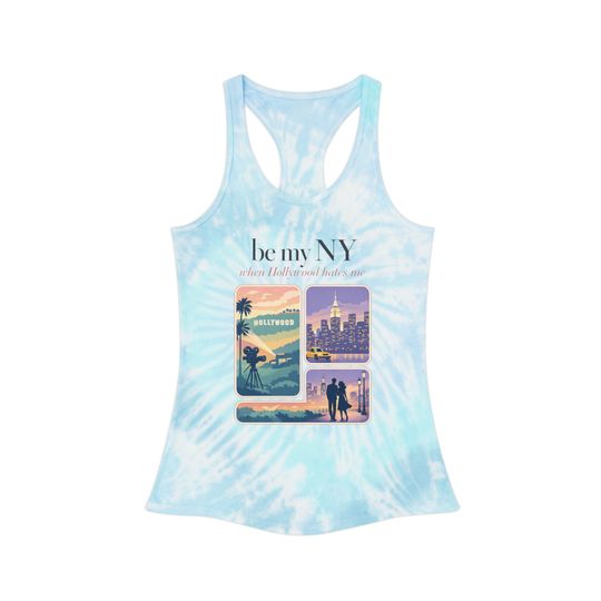 Be My NY Vintage Tie Dye Racerback Tank