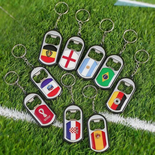 2026 World Cup Team Keychain Bottle Opener - Pub Souvenir