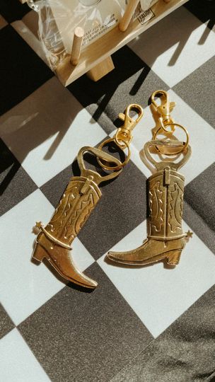 Cowboy Boot Bottle Opener Keychain, Keychain, Bottle Opener, Party Favors, Gift for Friends