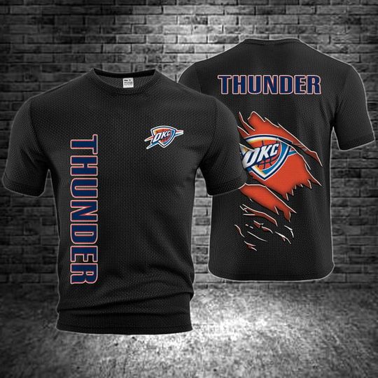 Oklahoma City Thunder Waffle T-Shirt for Mens