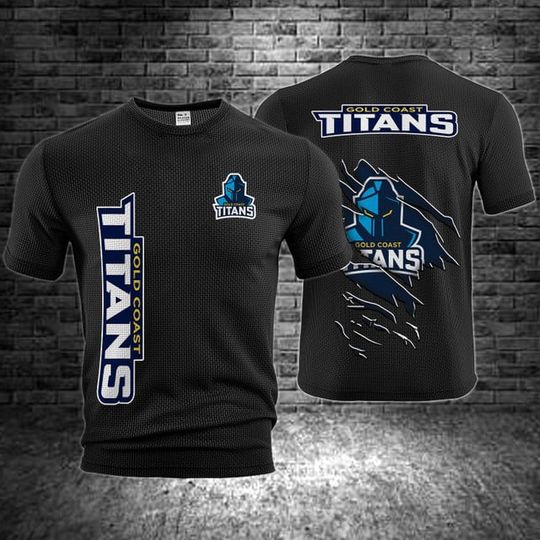Gold Coast Titans Waffle T-Shirt for Mens