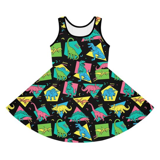 Sleeveless A-Line Girls' Sundress Girls' Sundress