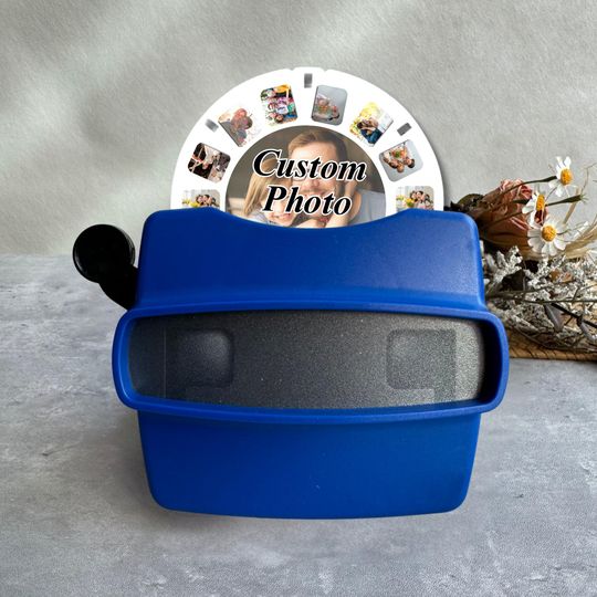 Custom View Master Reel, Personalized Photo Viewer, Retro Memory Gift