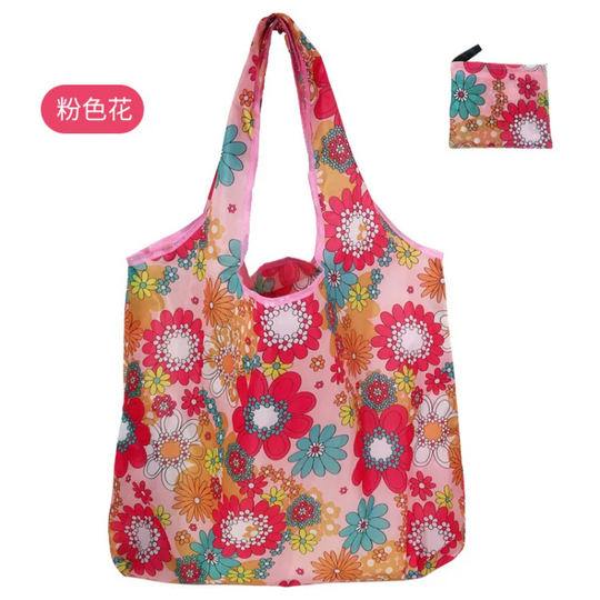 Flower Shopping Tote Bag, Gift For Mom