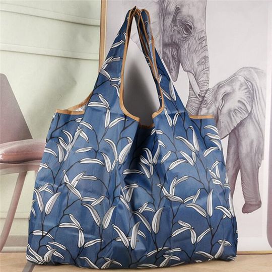 Blue Fashion Shopping TOte Bag