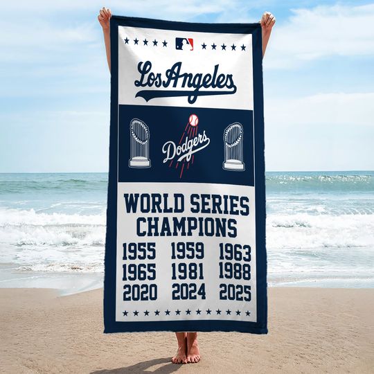 Los Angeles Dodger Rectangle Beach Towel