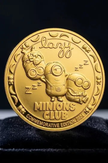 New Popular  Minion Commemorative Coin 3d Gift For Fans