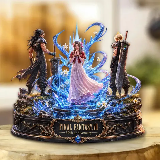 Final Fantasy VII 30th Anniversary Shape Acrylic Plaque