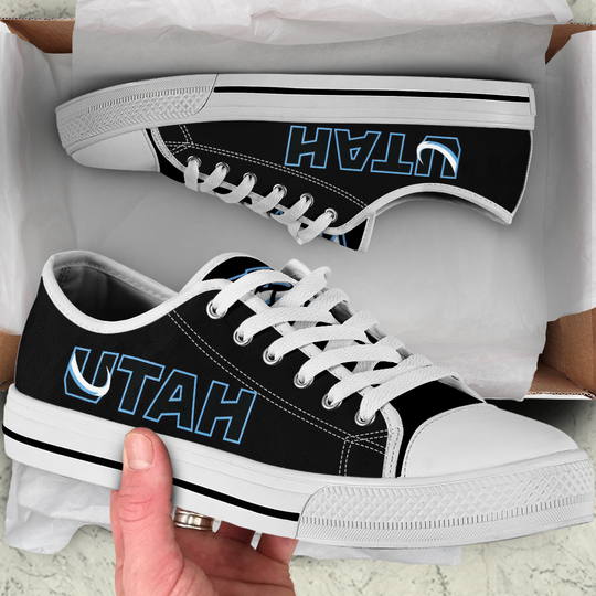 Utah Mammoth Sneakers, Team logo Footwear, Hockey Fan Gift, Custom Print Trainers Shoes