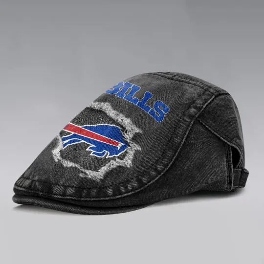 Buffalo Bills Casual Adjustable Newsboy Cap