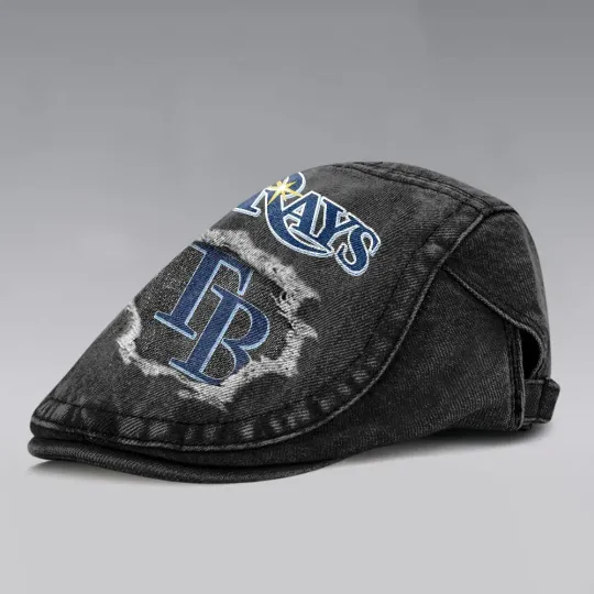 Tampa Bay Rays Casual Adjustable Newsboy Cap