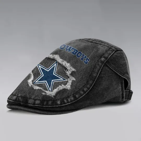 Dallas Cowboys Casual Adjustable Newsboy Cap