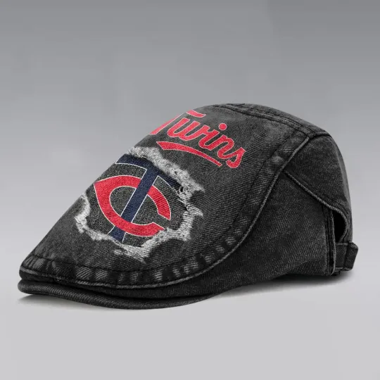Minnesota Twins Casual Adjustable Newsboy Cap