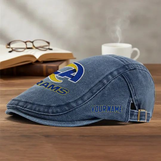 Los Angeles Rams Casual Adjustable Newsboy Cap