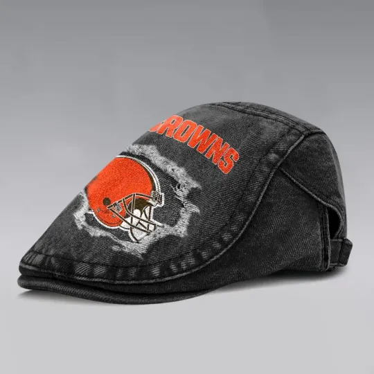 Cleveland Browns Casual Adjustable Newsboy Cap
