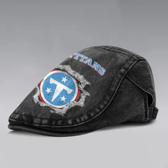 Tennessee Titans Casual Adjustable Newsboy Cap