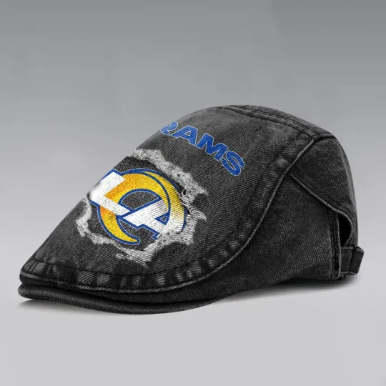 Los Angeles Rams Casual Adjustable Newsboy Cap