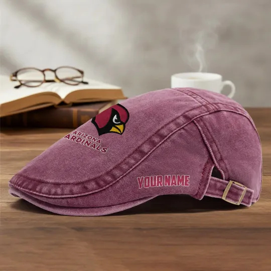 Arizonna Cardinals Casual Adjustable Newsboy Cap