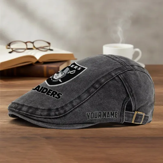 Las Vegas Raiders Casual Adjustable Newsboy Cap