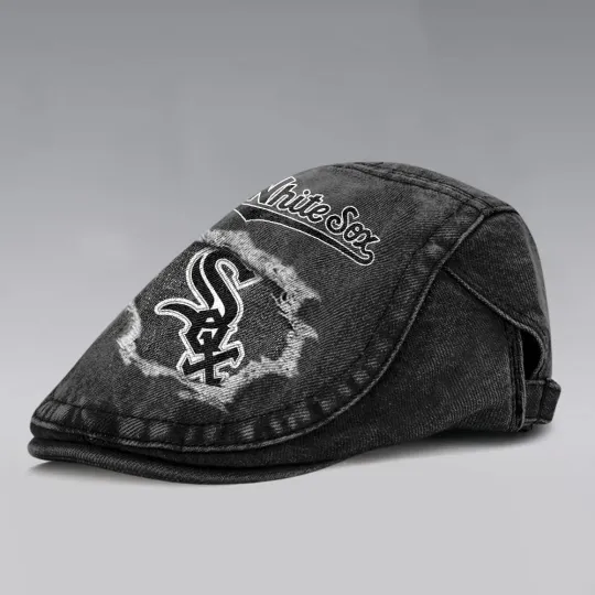 Chicago White Sox Casual Adjustable Newsboy Cap