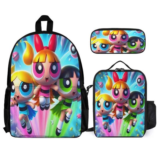 Cute Cartoon Backpack Set for Boys and Girls