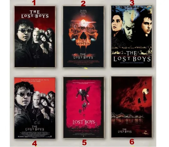 The Lost Boys 1987 Vampire Cult Classic Movie Poster, Home Decor