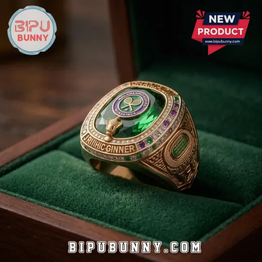 Jannik Sinner 2026 Tennis Championship Gold Ring