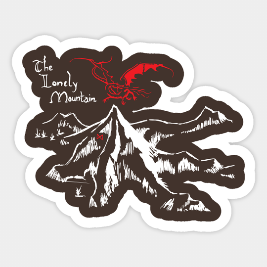 Mountain Erebor - The Hobbit - Sticker