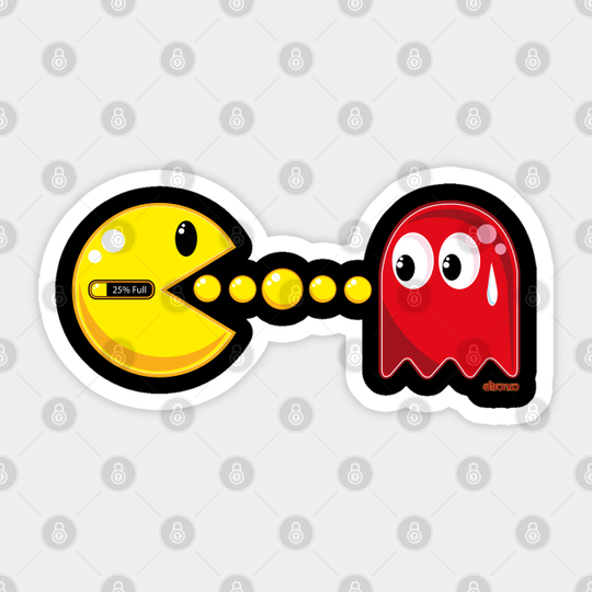 Pac Man - Pac Man - Sticker